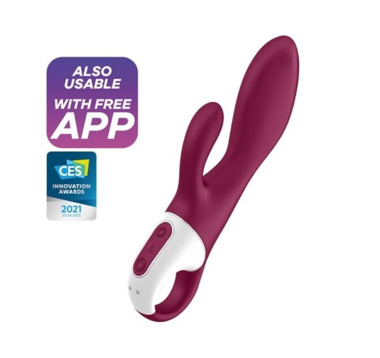 Wibrator króliczek ciepły satisfyer heated affair